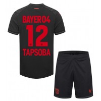 Bayer Leverkusen Edmond Tapsoba #12 Replika babykläder Hemmaställ Barn 2023-24 Kortärmad (+ korta byxor)